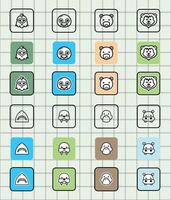 Animal Care Icon Pack vector