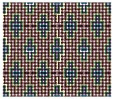 Abstract seamless pattern with colorful pastel color looping lines on black and white background. vector