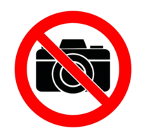 Prohibited Photography Symbol with Camera Icon. png