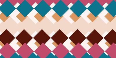 Abstract diagonal background with pastel colored geometric patterns. vector