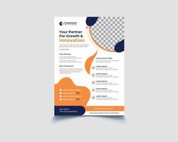 Creative Business Flyer Template Design vector