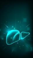 Glowing abstract shell illustration vector