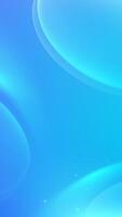 Blue abstract background with smooth curves vector