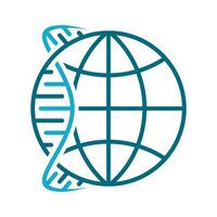 Global And DNA Logo vector