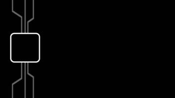 A single chip with connected circuits portrays data transmission and how digital infrastructure allows electronic devices to communicate efficiently video