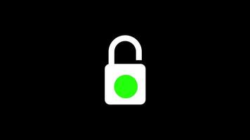 uma cadeado simboliza digital ou cyber segurança, enfatizando a proteção do dados, privacidade, e sistemas contra não autorizado Acesso ou ameaças video