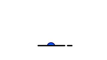 A single blue balloon floating on a white background, conveying celebration, simplicity, or loneliness in a clean design concept video