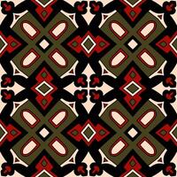 Geometric pattern in dark and light colors vector