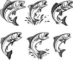Fish Silhouette Design vector