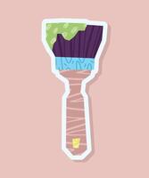 Colorful artistic brush illustration vector