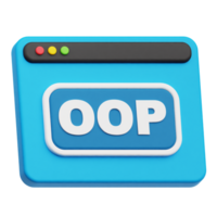 oop website 3d icon png