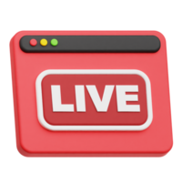 live website 3d icon png