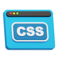css website 3d icon png