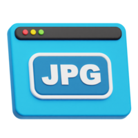 jpg website 3d icon png