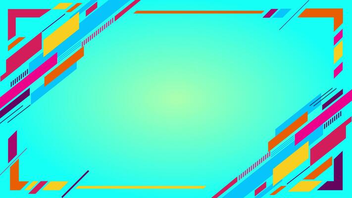 colorful abstract geometric pattern artwork shapes frame