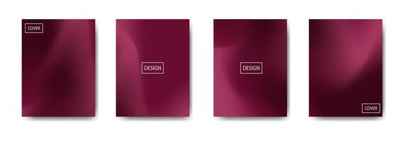 Dark red cover designs vector