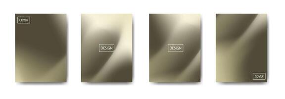 Cover design templates with elegant textures vector