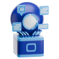 Eye Generator 3D Illustration png