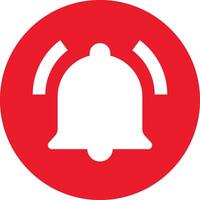 Red Emergency Alarm Icon vector