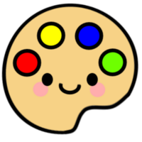 Kawaii Pallet illustration png