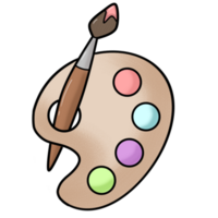 Painting Tools Illustrations png