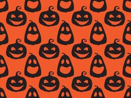 halloween pumpkin pattern element vector