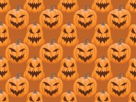 halloween pumpkin pattern october vector