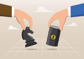 Oil Trade strategy vector