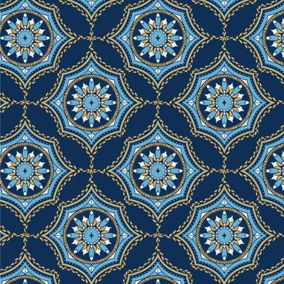 Vintage ethnic damask pattern background