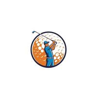 Golf logo design vector