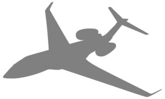 Silhouette of the Private Jet, Aircraft, Aeroplane, can use for Pictogram, Logo Gram, Apps, Website, or Graphic Design Element. Flat Style png