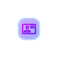 design contact outlined minimalist png