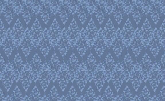 Seamless background with geometric shapes wavy line pattern in geometric shape. Stylish ornamental diamond shape texture vector