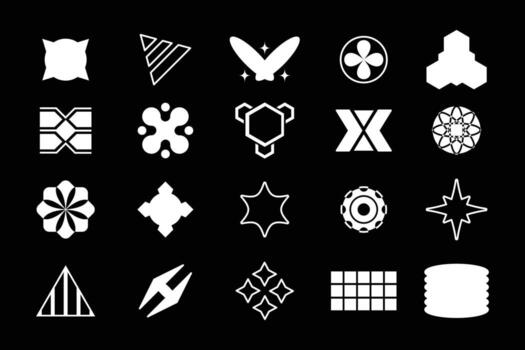 cyberpunk interfaz elementos futurista tecnología hud ciencia ficción vector