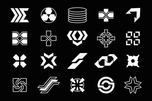 Futuristic Cyberpunk Interface Element Technology Sci Fi Design vector