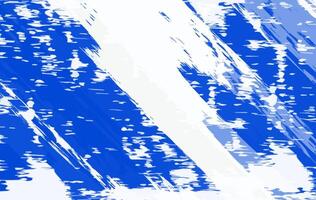 Abstract blue and white grunge style diagonal brush strokes on a clean background. Ideal for modern posters, street art designs, textile patterns, and edgy digital visuals. vector