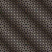 golden seamless ornamental luxury geometri pattern - outline art deco rich design. Repeatable elegant royal background. Symmetry endless print vector