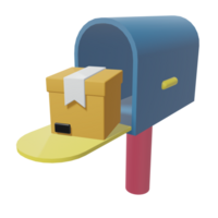3D ICON POSTBOX png