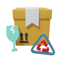 3D ICON FRAGILE png