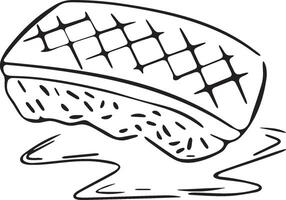 Steak coloring pages free printable coloring pages vector