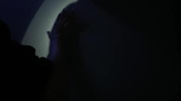 Hand Reaching Towards a Wall with Shadow video