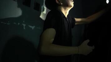 Contemplative Portrait in Soft Light video
