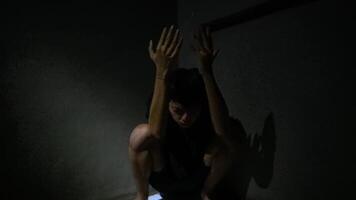Emotional Struggle in Darkness video