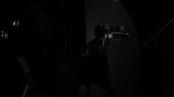 Dramatic Pose in Dim Light video