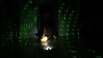 Introspective Moment in Dim Light video