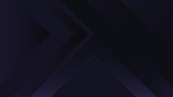 Elegant dark abstract background featuring layered geometric arrows with modern luxury design perfect for presentations web banners or branding visuals vector