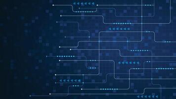 Abstract data flow digital background vector