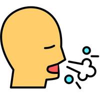 Fragmented Mind Outline filled icon vector