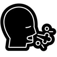 Oral Fluid Transmission Icon vector