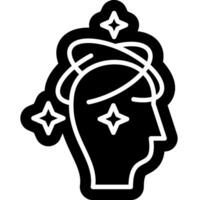 Mind Under Pressure Solid Icon vector